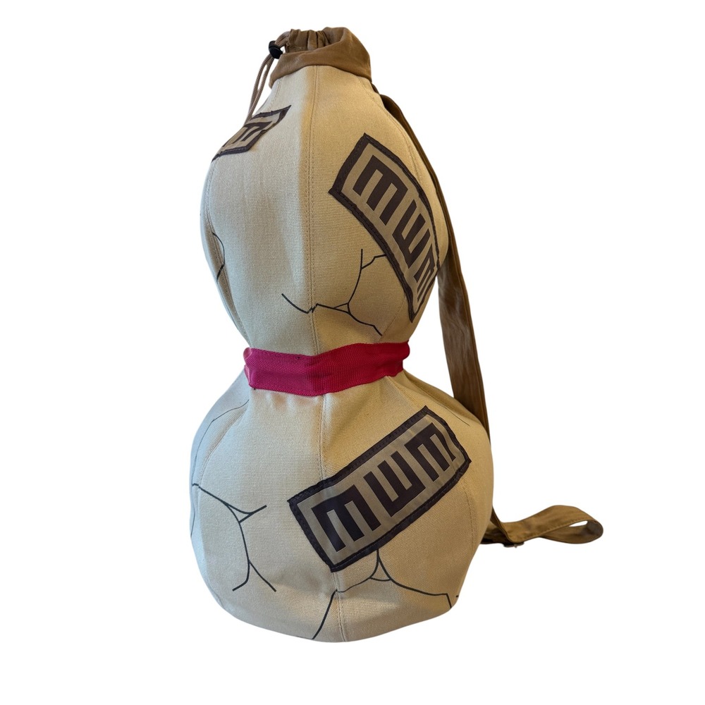 Naruto Gaara's Gourd Sling Bag Great Eastern GE-5456 Anime Backpack Tan GUC